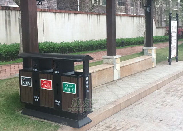 潮州古城区将增设200个钢木垃圾桶