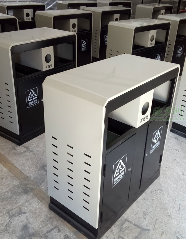 极具时尚科技感的钢制垃圾桶是怎样做成的