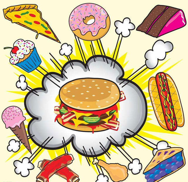 垃圾食品英文单词是什么?看30条英文例句学会用