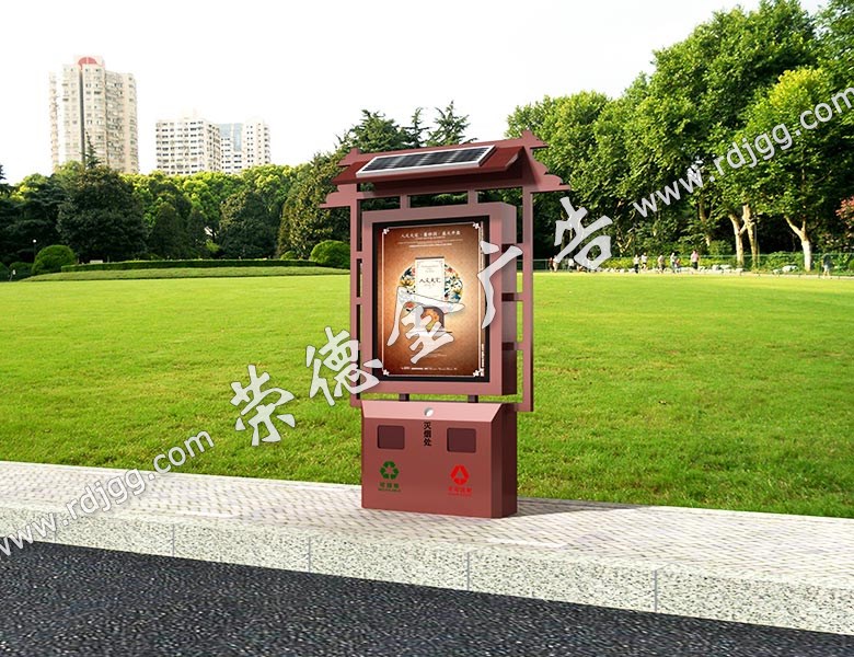 仿古广告垃圾箱 仿古广告垃圾箱