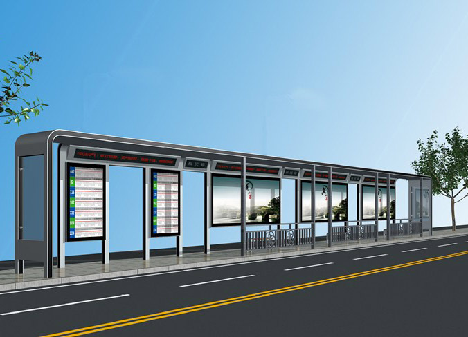 人性化候车亭 候车亭更加人性化和智能化,贴合市民需求