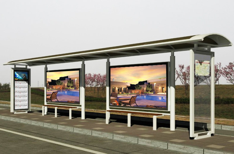 公交候车亭安装 公交候车亭的安装位置如何选择?这六点需要注意