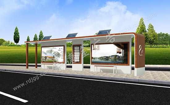 太阳能公交候车亭 太阳能公交候车亭