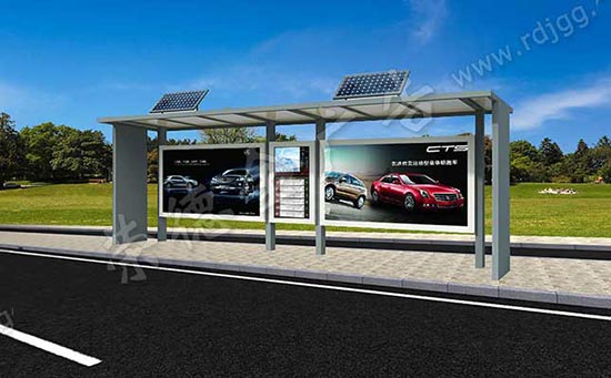 太阳能公交候车亭 太阳能公交候车亭